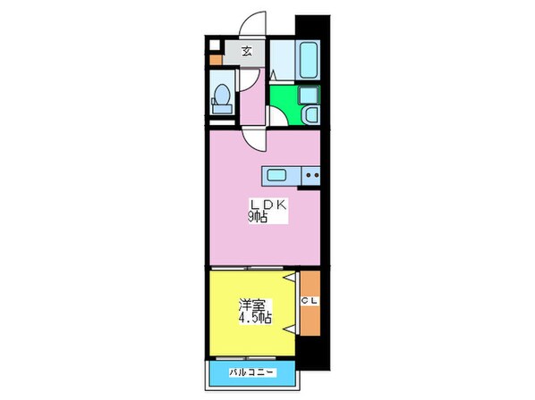 ドゥエリング森小路の物件間取画像